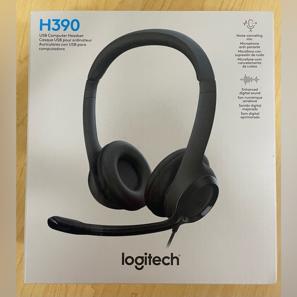 NIB Logitech H390 wired headset - Picture 1 of 6